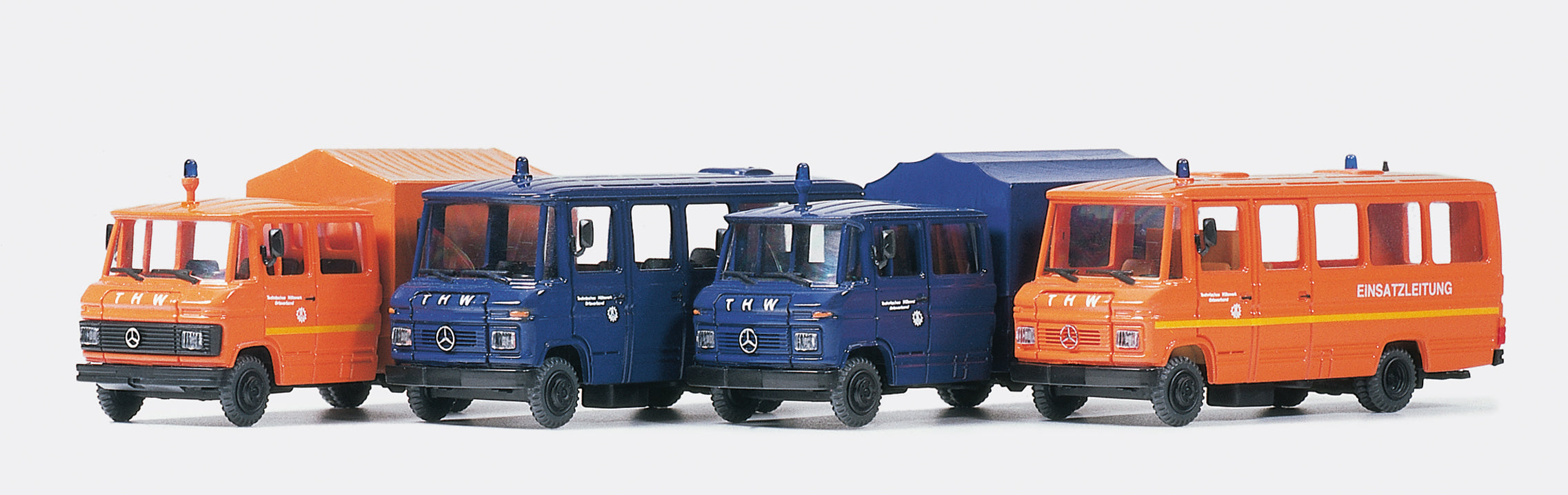 Preiser THW Vehicle Set (4) Kit PR31211