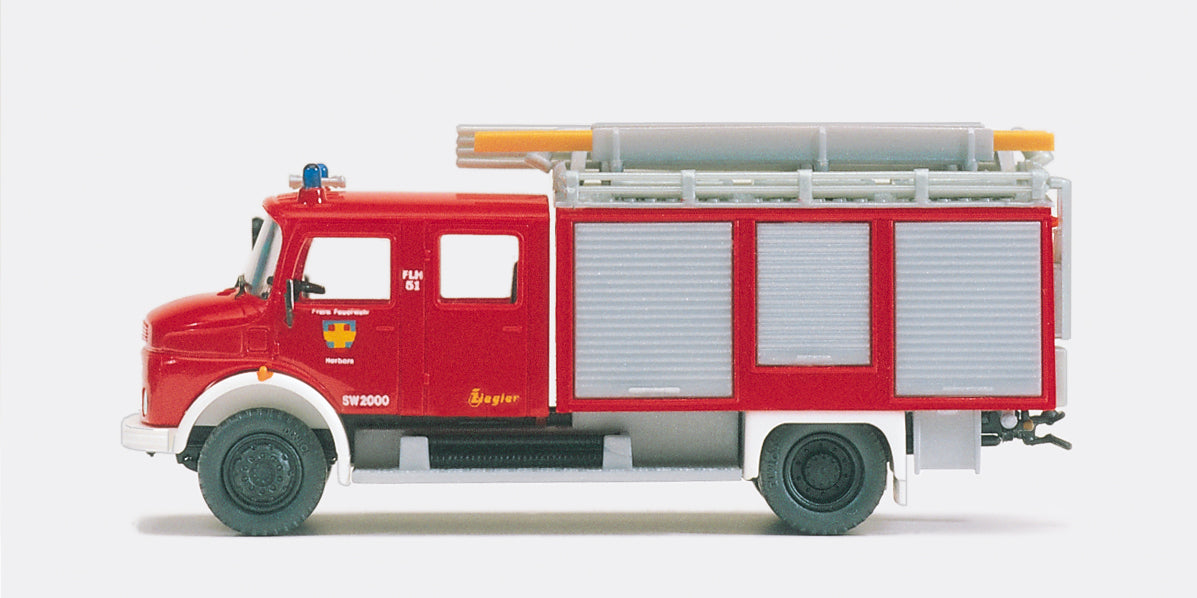 Preiser Fire Service Squad Tender MB LAF 1113 B/42 Ziegler Body Kit PR31246