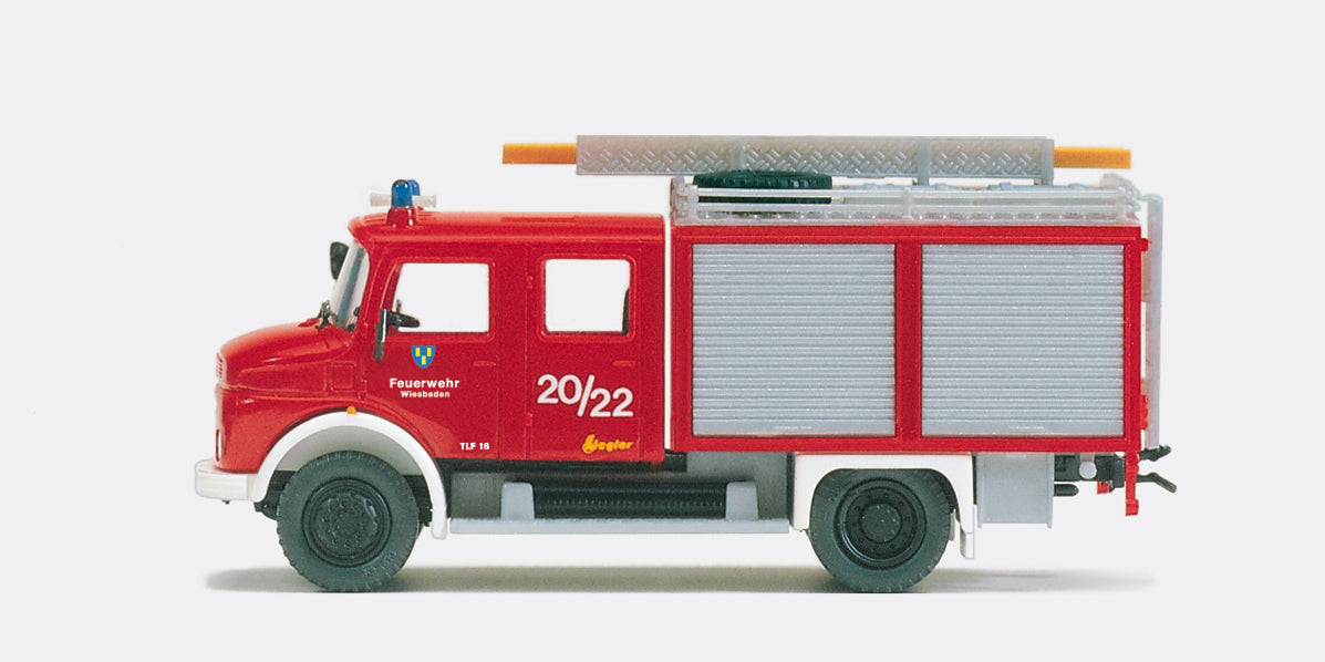 Preiser Fire Service Tank Pumper MB LAF 1113 B/36 Ziegler Body Kit PR31248