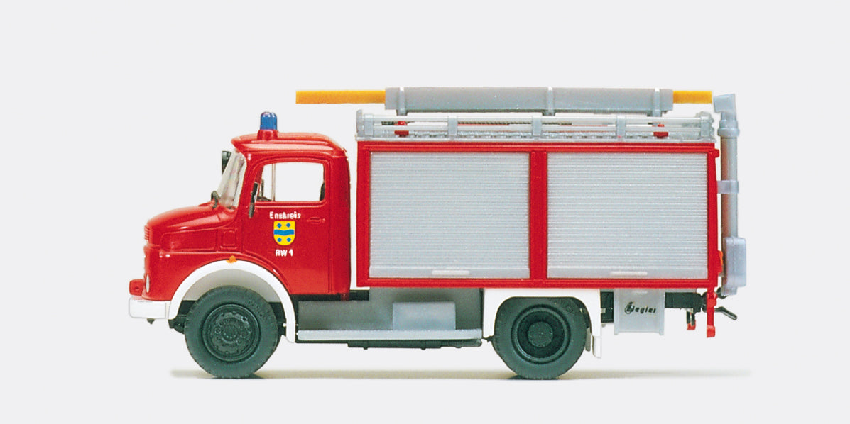 Preiser Fire Service Rescue Truck MB LAF 911 B/32 Ziegler Body Kit PR31252