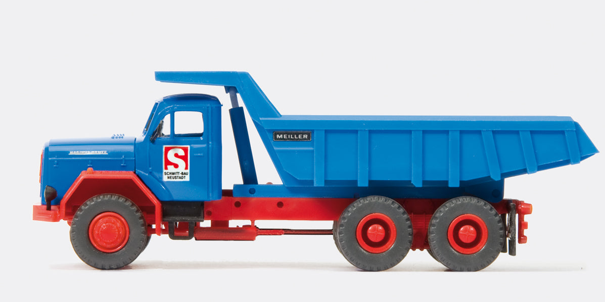 Preiser Baufirma Schmitt Dump Truck Magirus 230 D22 AK Kit PR31313
