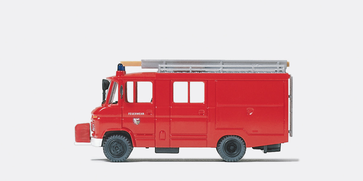 Preiser Fire Service Squad Tender LF8 MB 408/29 Folding Doors PR35027