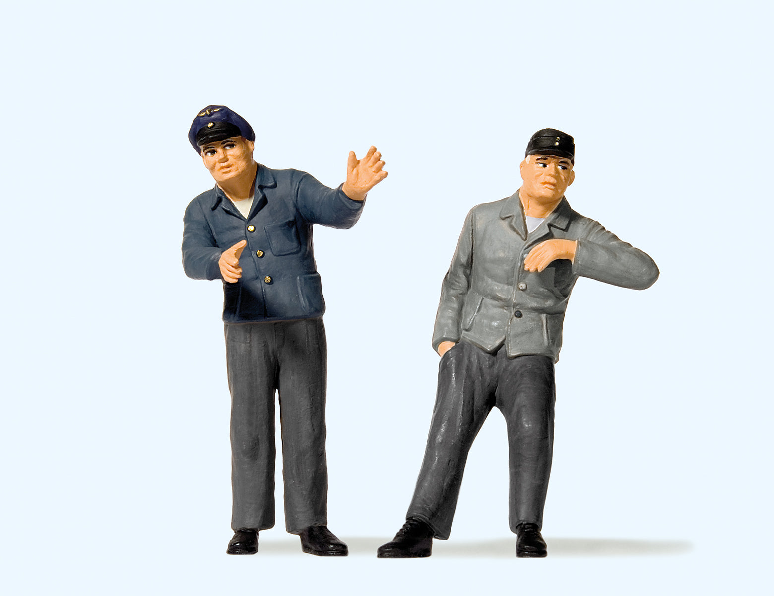 Preiser Engine Driver and Fireman Figure Set PR44917