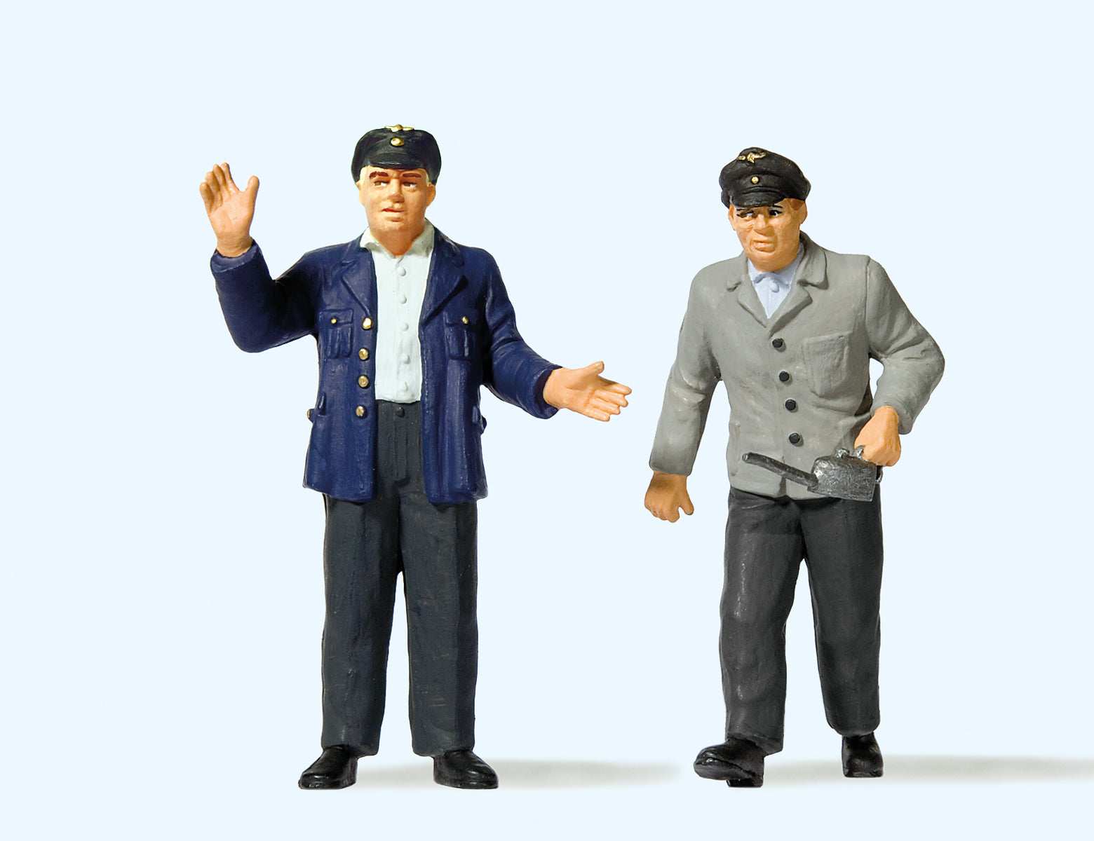 Preiser Engine Driver and Fireman Figure Set PR44918