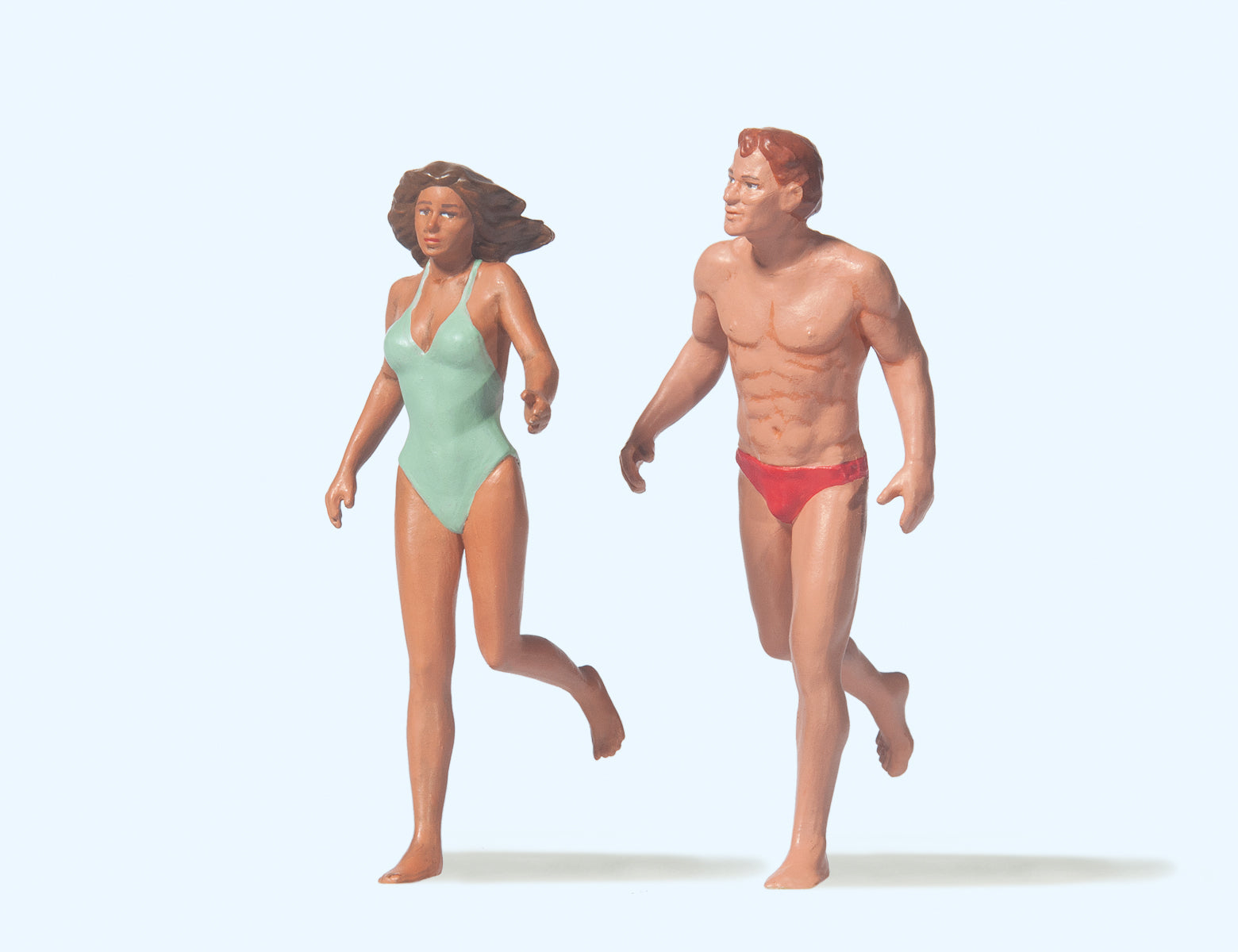 Preiser Beach Joggers (2) Figure Set PR45018