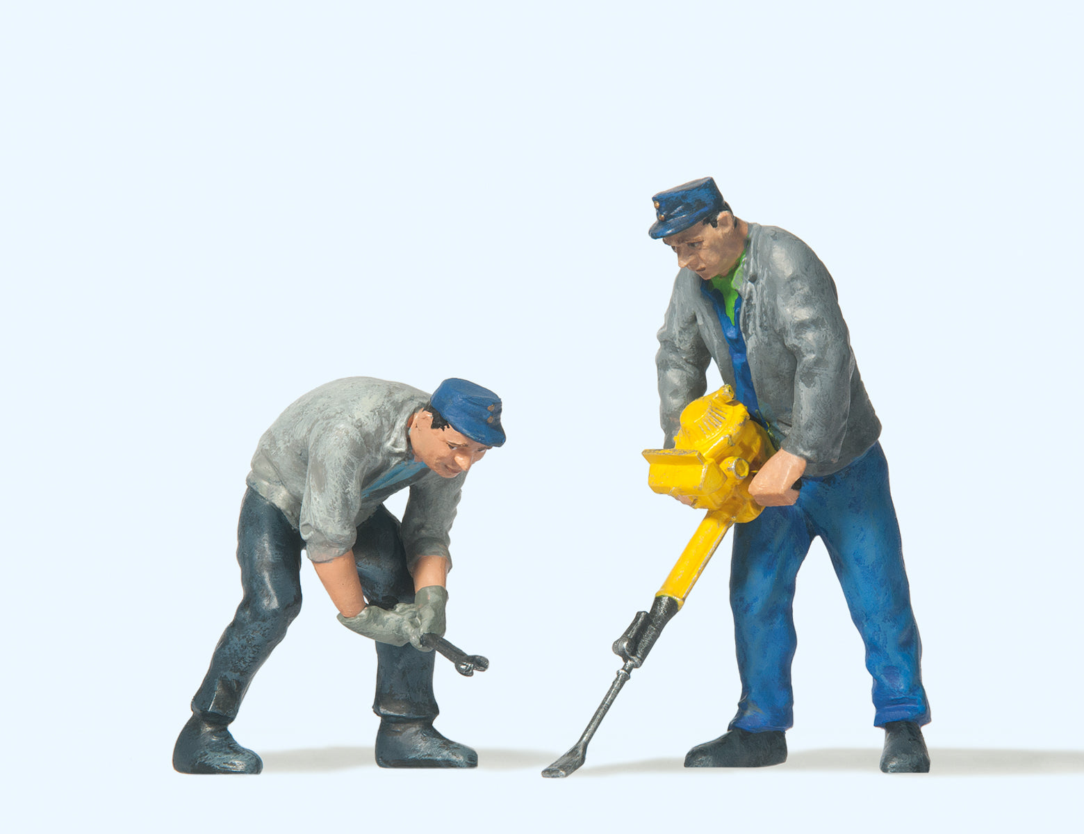 Preiser Track Workers with Tool/Spanner (2) Figure Set PR45019