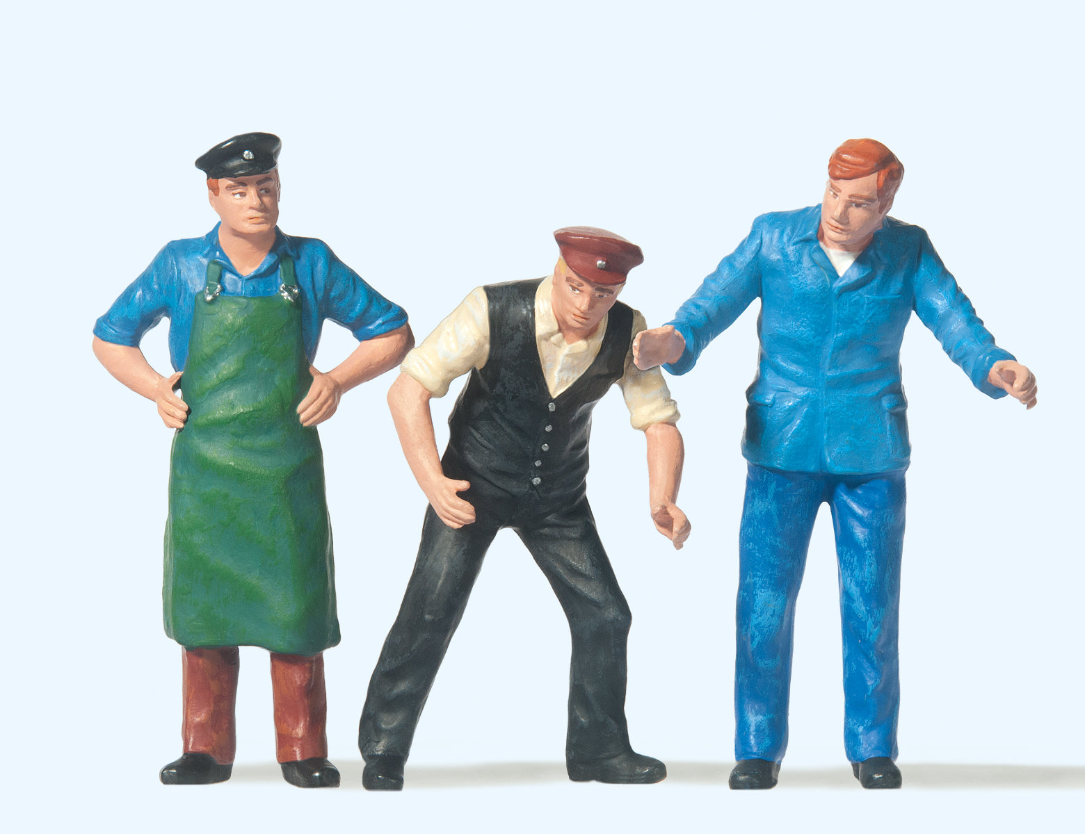 Preiser Delivery Men (3) Figure Set PR45028