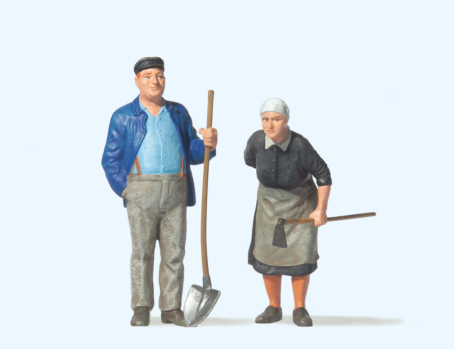 Preiser Farmer and Farmer's Wife Figure Set PR45071
