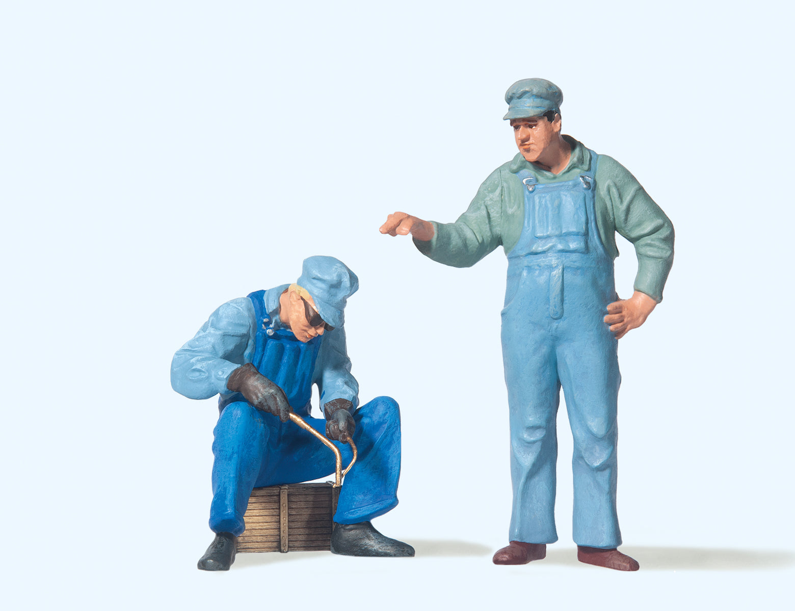 Preiser American Railroad Track Workers (2) Figure Set PR45075