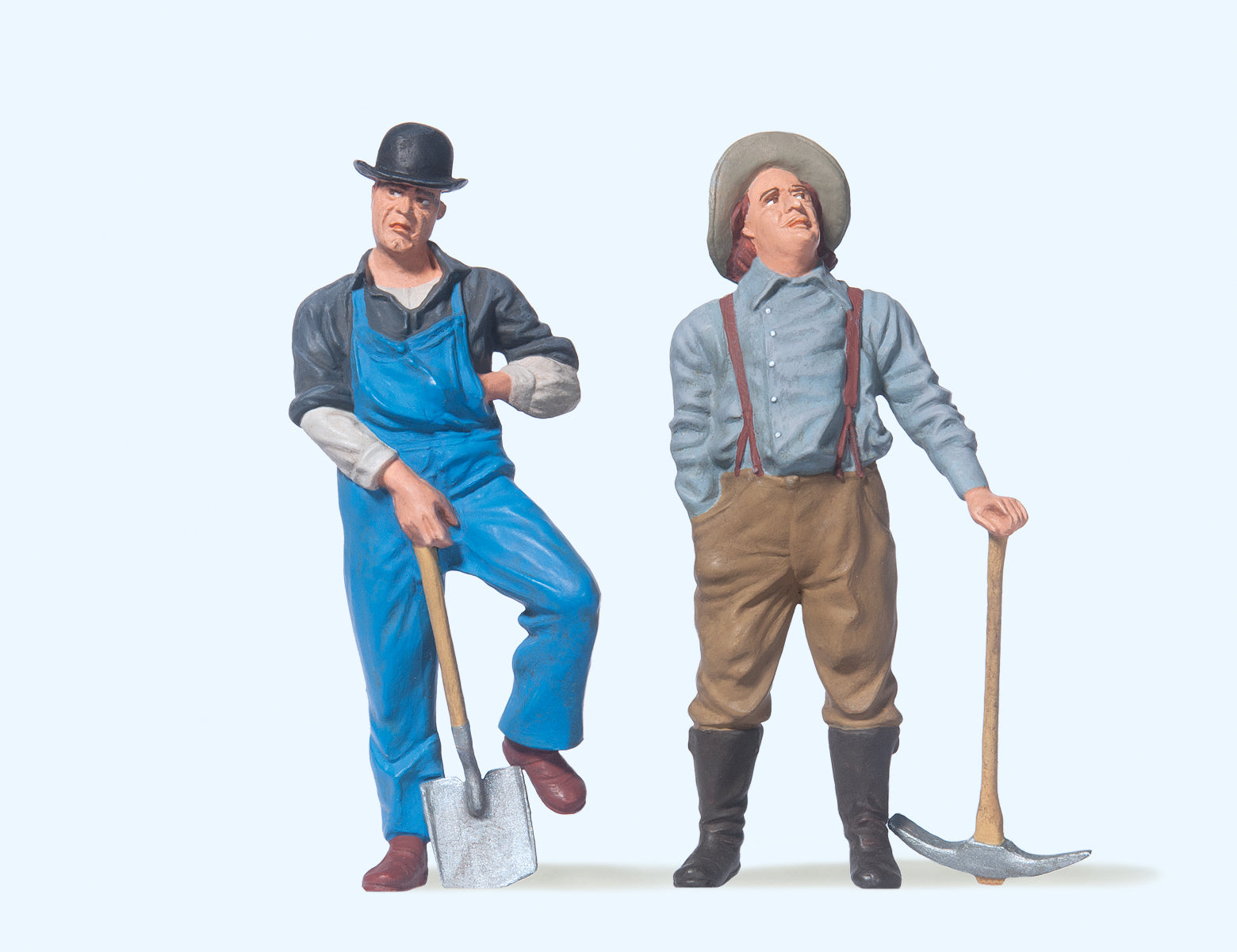 Preiser Track Workers Circa 1900 (2) Figure Set PR45101