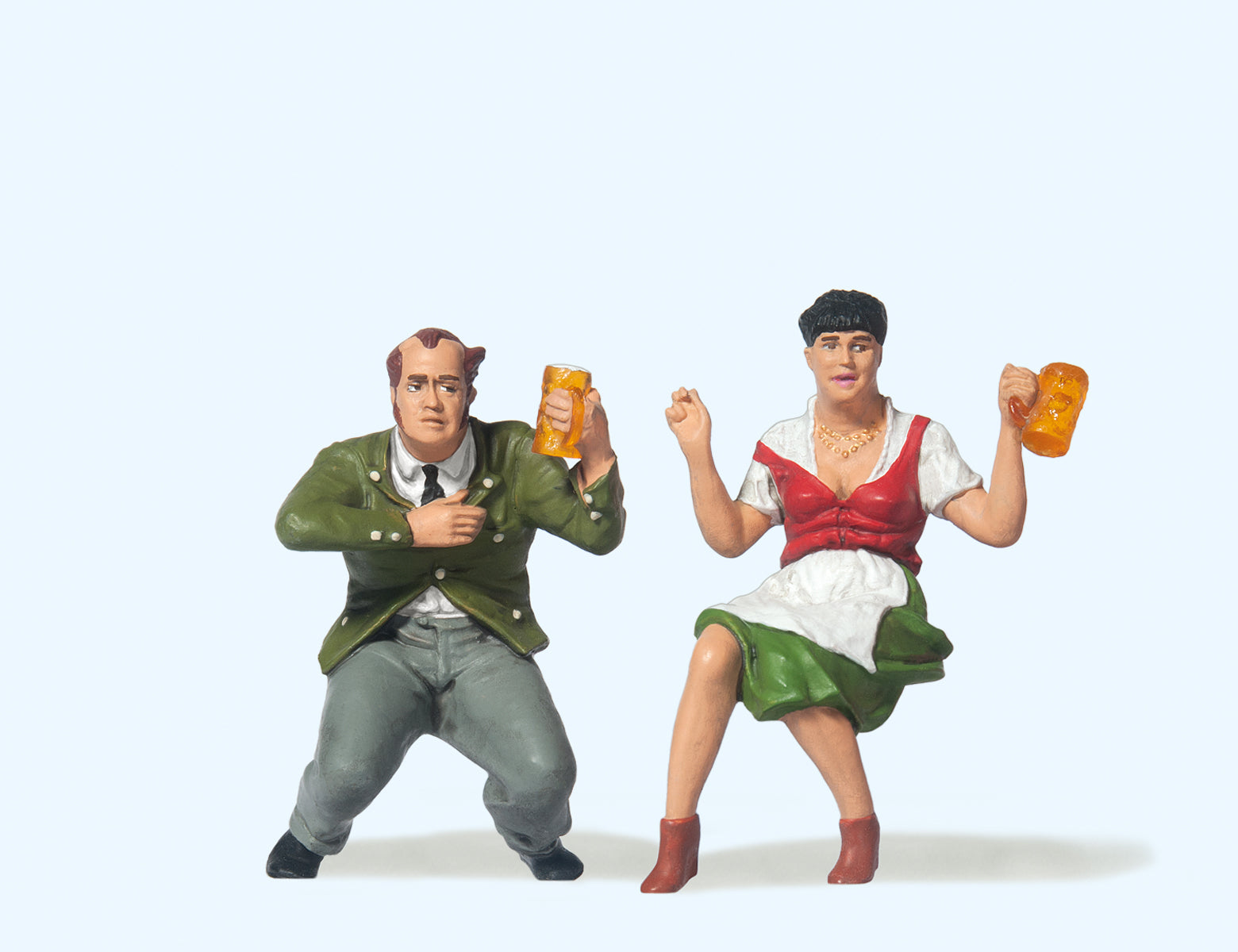Preiser In the Beer Garden (2) Figure Set PR45107