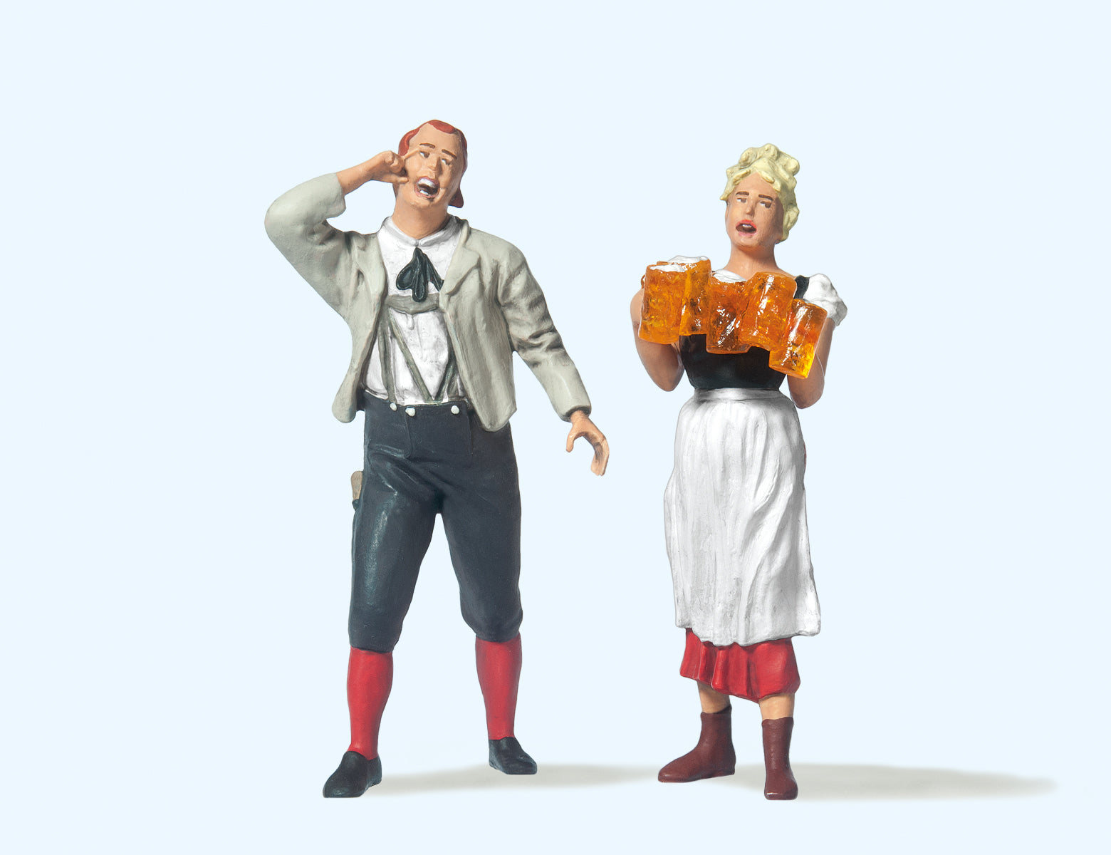 Preiser Waitress and Guest Figure Set PR45108