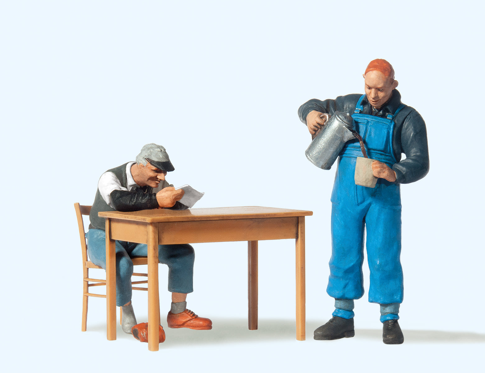 Preiser American Railroad Personnel on a Break (2) Figure Set PR45140