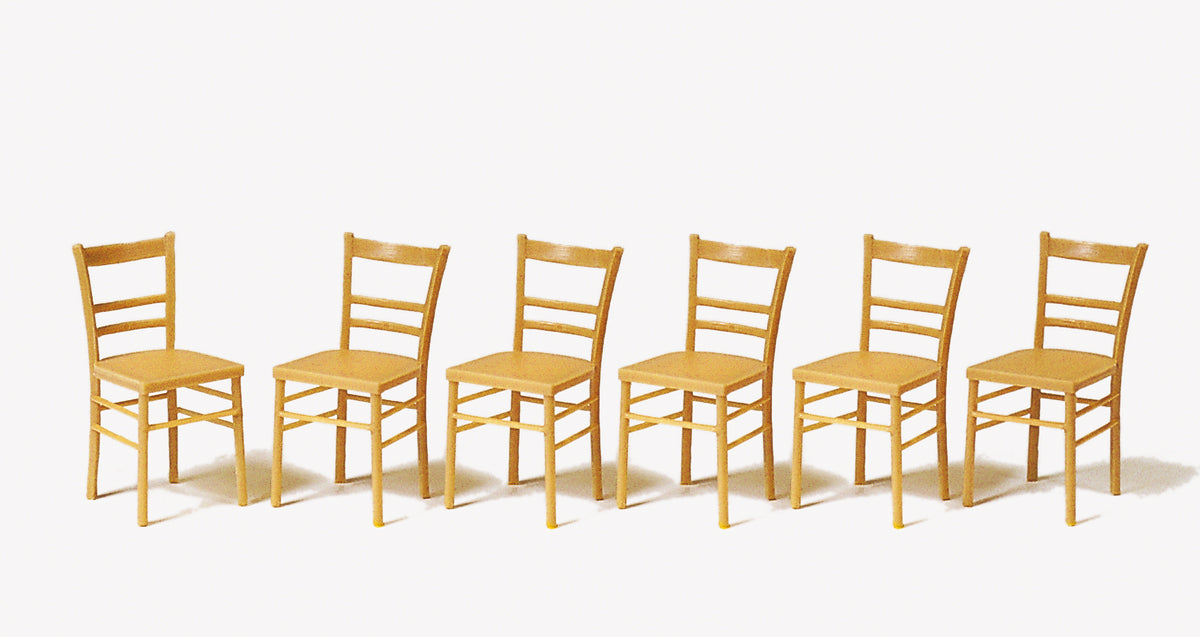Preiser Chairs (6) Kit PR45219