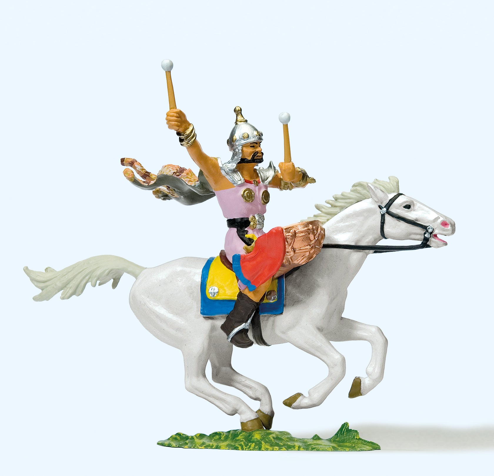 Preiser Hun Drummer on Horseback Figure PR50475