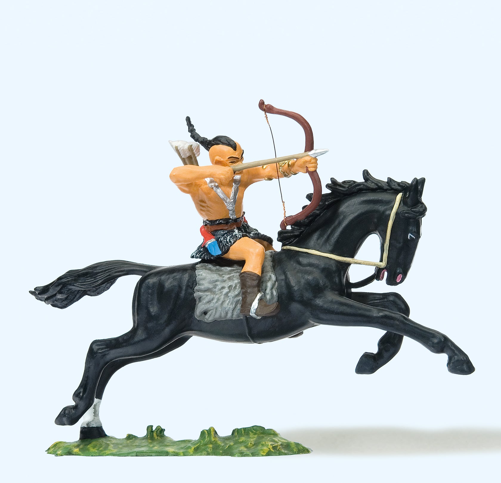 Preiser Hun Drawing Bow on Horseback Figure PR50478