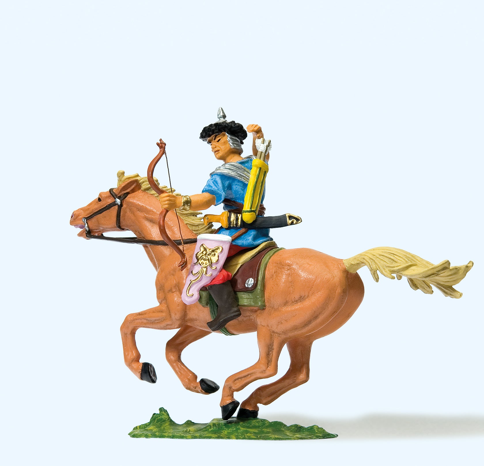 Preiser Hun Drawing Arrow on Horseback Figure PR50480
