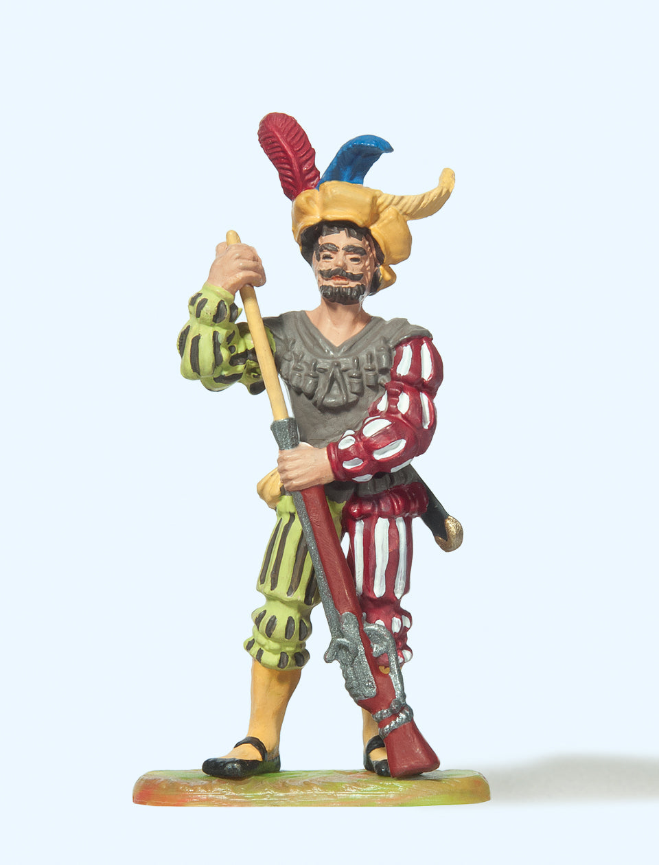 Preiser Mercenary Standing Loading Gun Figure PR52304