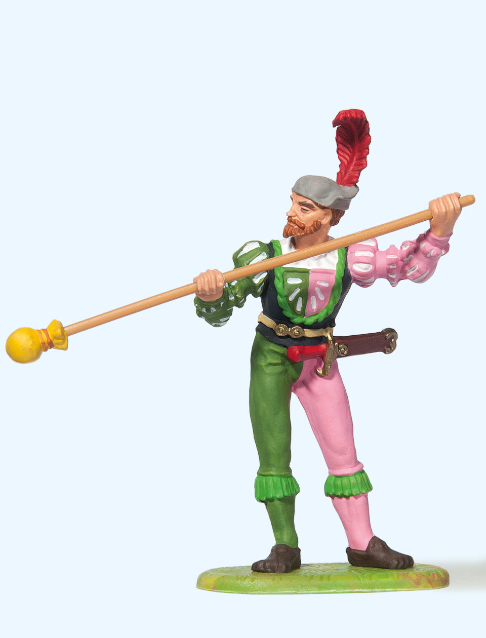 Preiser Mercenary Bondsman with Barrel Wiper Figure PR52315