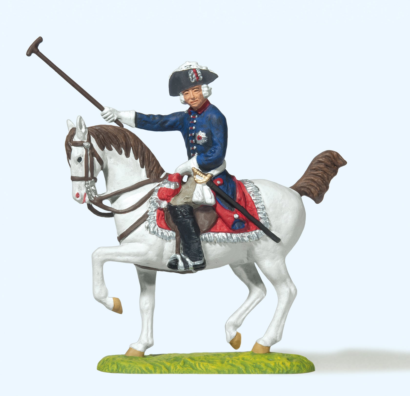 Preiser Friedrich II of Prussia Riding Figure PR54100
