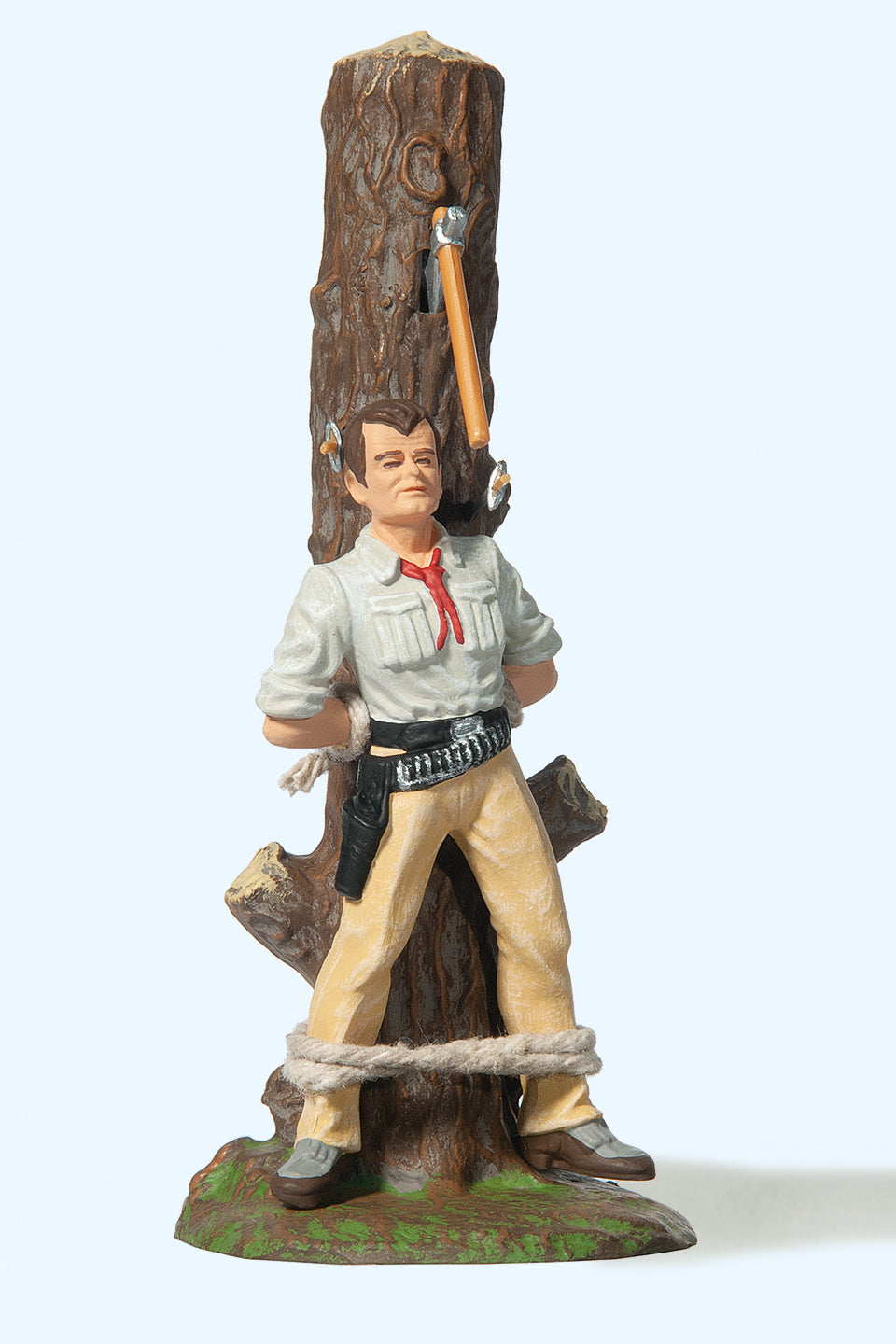 Preiser Cowboy at the Stake Figure PR54800