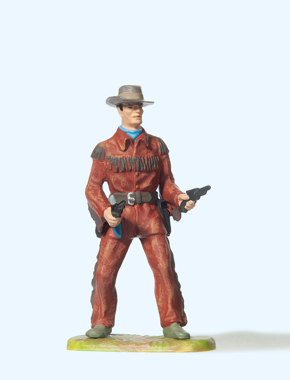 Preiser Cowboy Standing with Revolvers Figure PR54802