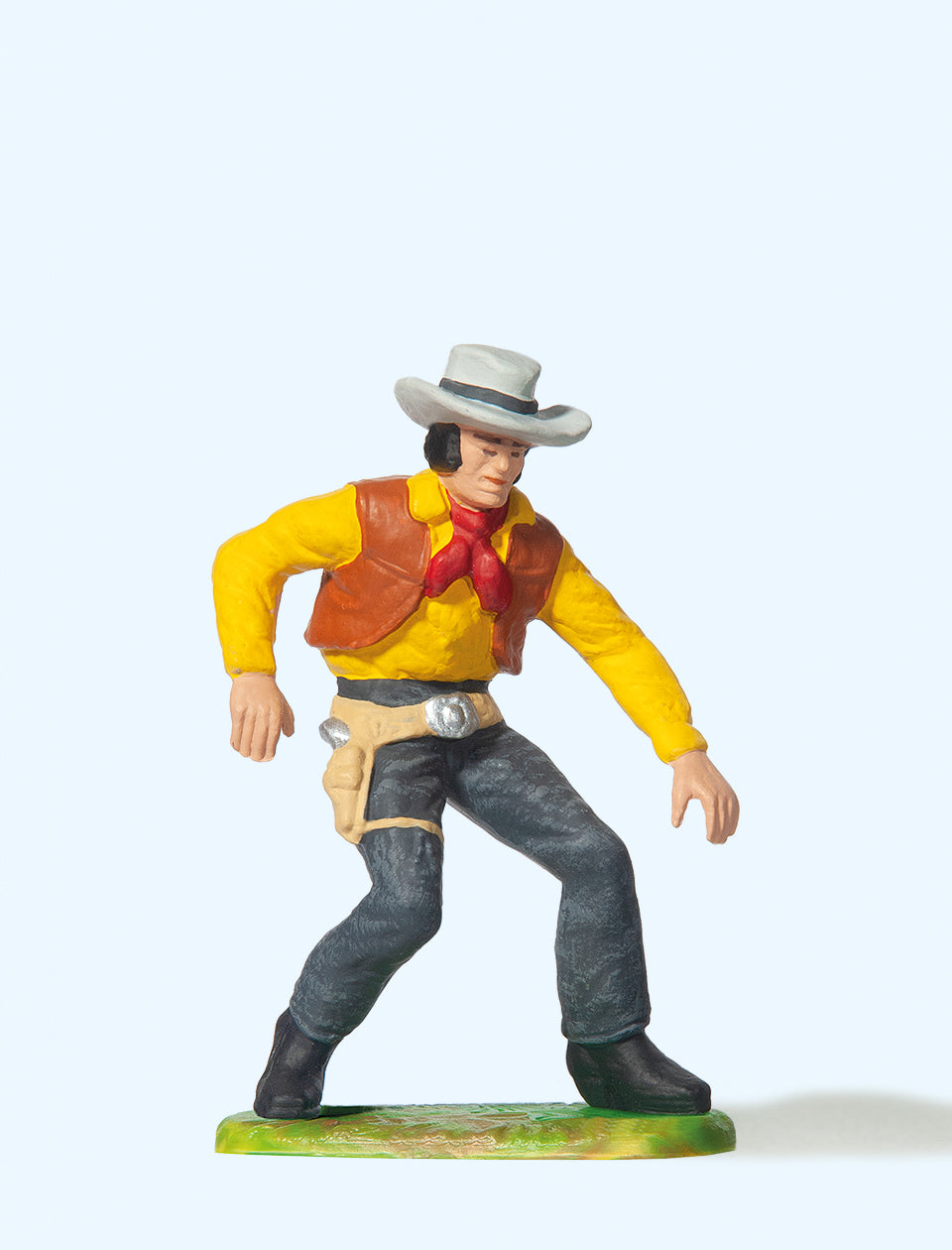 Preiser Cowboy Drawing Revolver Figure PR54804