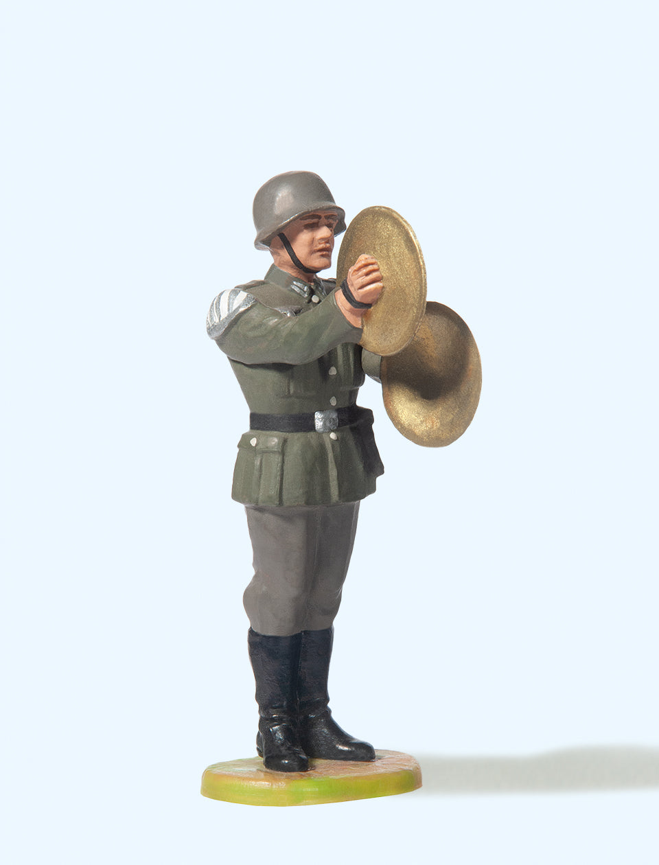 Preiser German Reich 1939-45 Cymbal Player Standing Figure PR56041