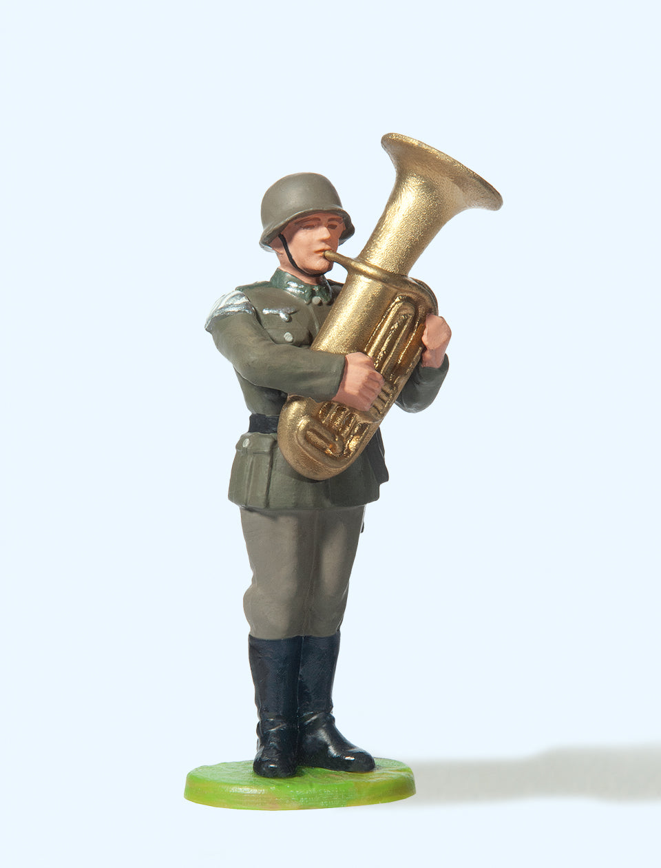 Preiser German Reich 1939-45 Euphonium Player Standing Figure PR56042