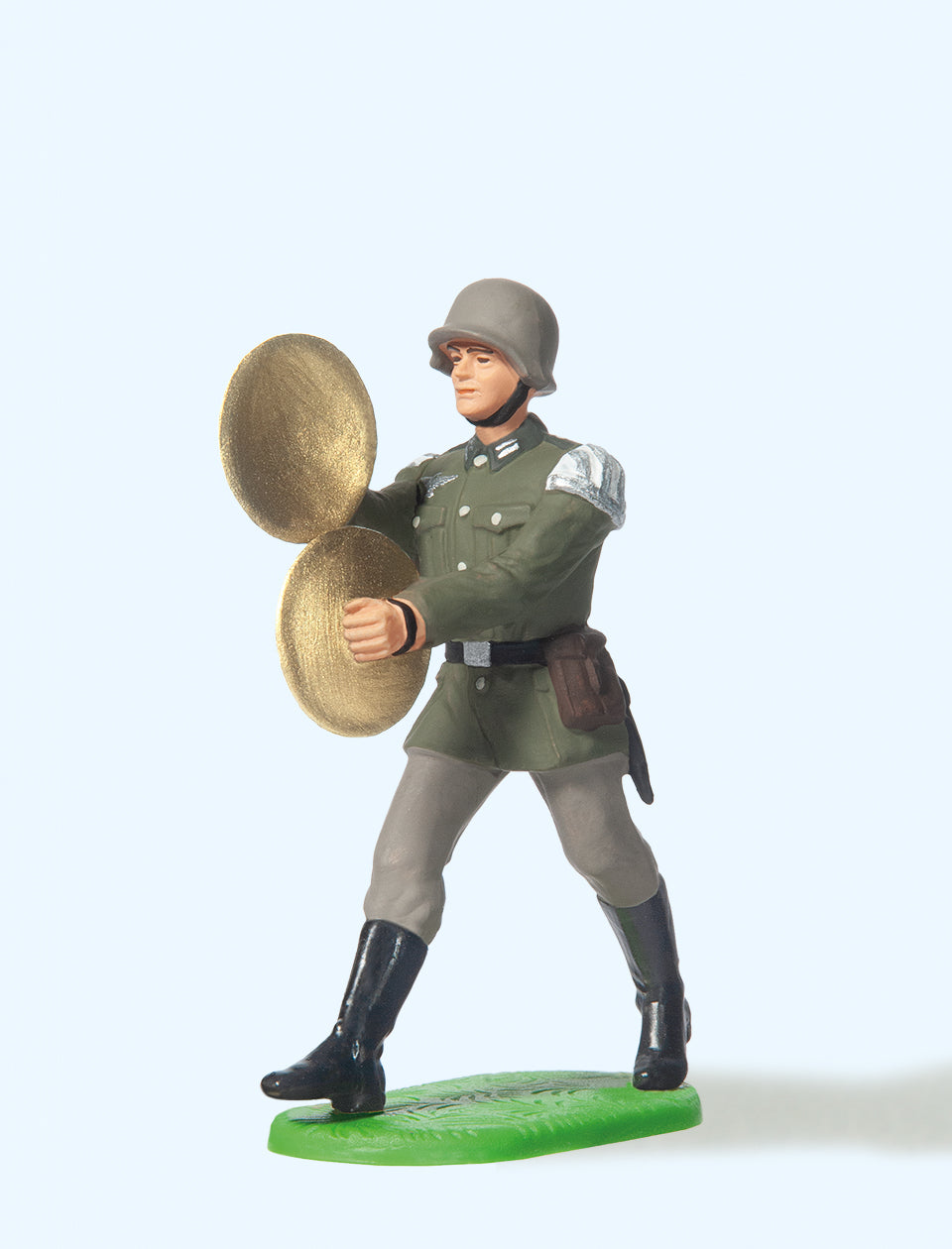 Preiser German Reich 1939-45 Cymbal Player Marching Figure PR56091