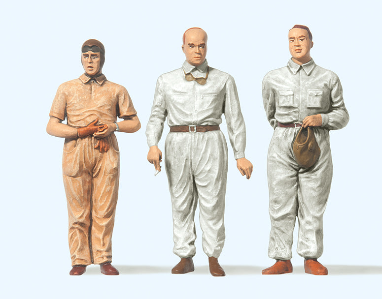 Preiser Classic Racing Drivers (3) Figure Set PR57108