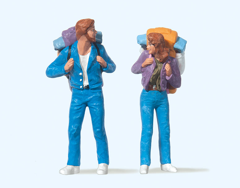Preiser Young Travellers (2) Figure Set PR63072