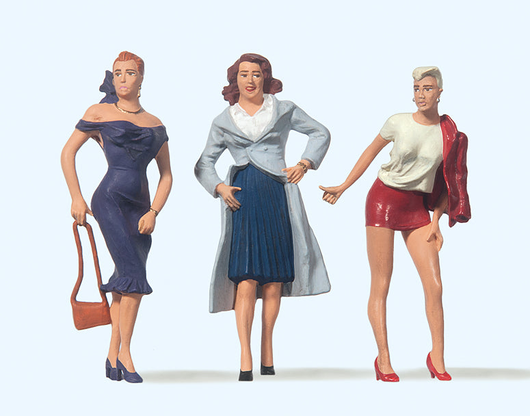 Preiser Female Passers By (3) Figure Set PR63080