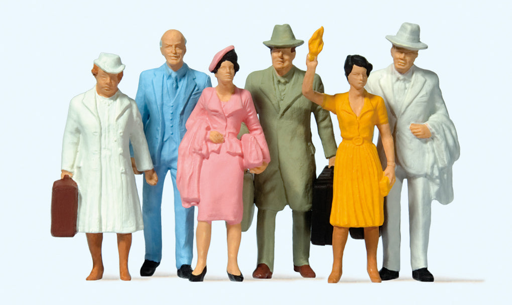 Preiser Passengers (6) Figure Set PR63202