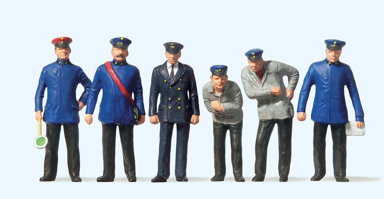 Preiser Railway Personnel Circa 1925-30 (6) Figure Set PR65329