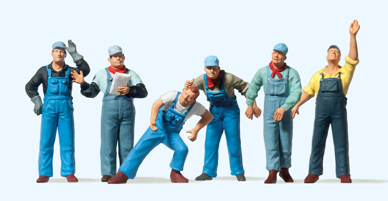 Preiser American Railroad Personnel (6) Figure Set PR65353