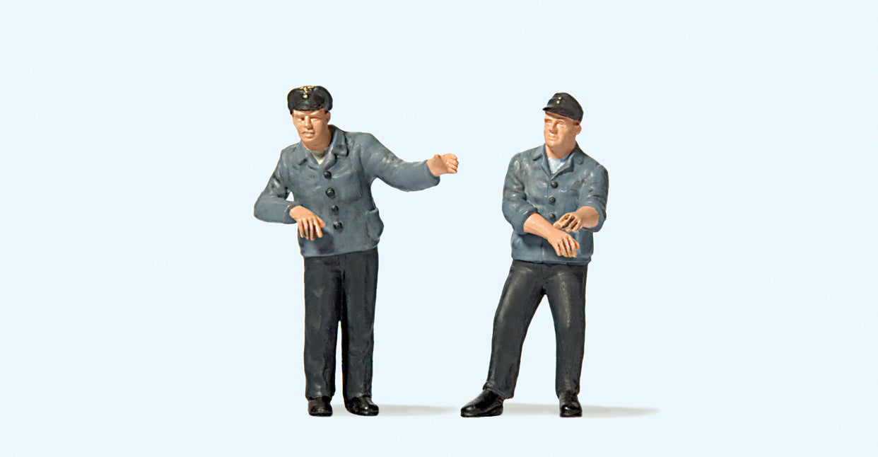 Preiser Engine Driver and Fireman Figure Set PR65372