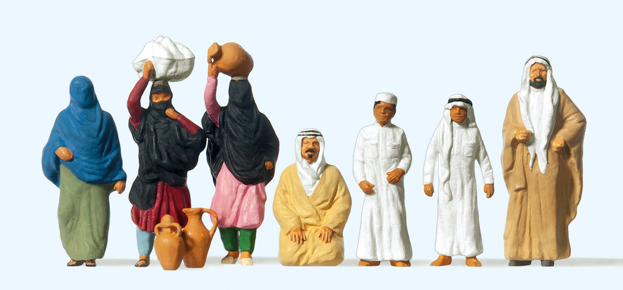 Preiser Arabs (7) Figure Set PR68207