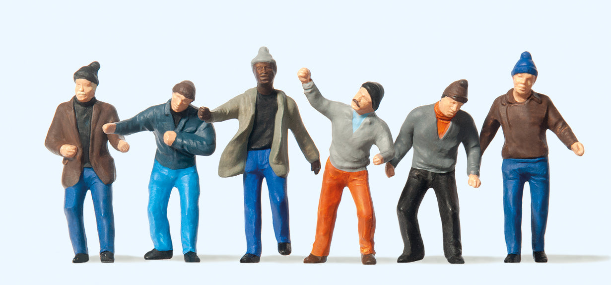 Preiser Workers (6) Figure Set PR68211