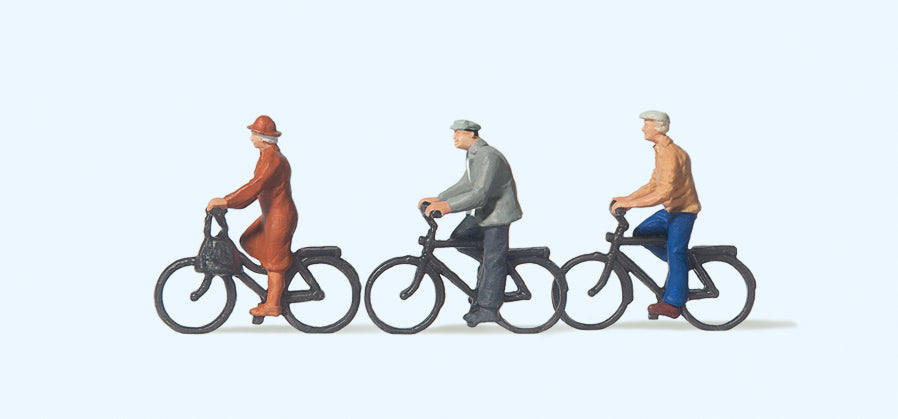 Preiser Cyclists (3) Figure Set PR74011