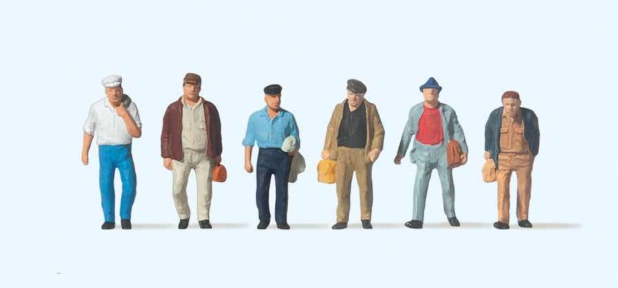 Preiser Commuters (6) Figure Set PR74012