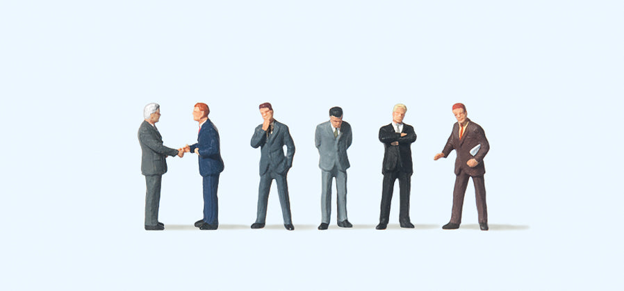 Preiser Businessmen (6) Figure Set PR75032