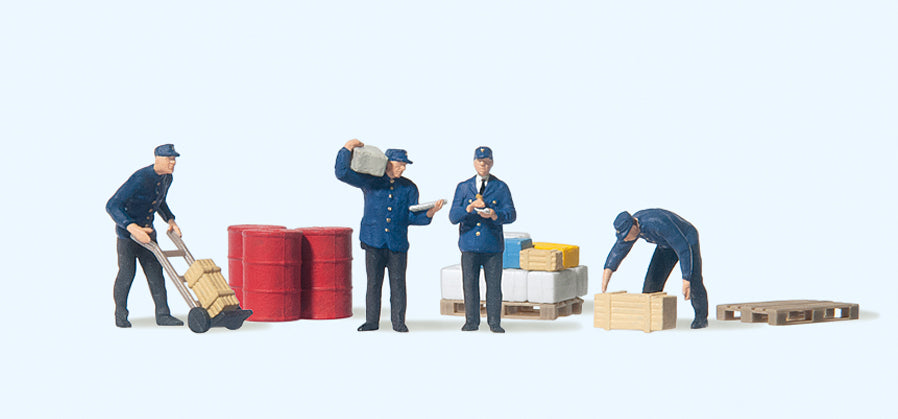 Preiser Delivery Men (3) Figure Set PR75050