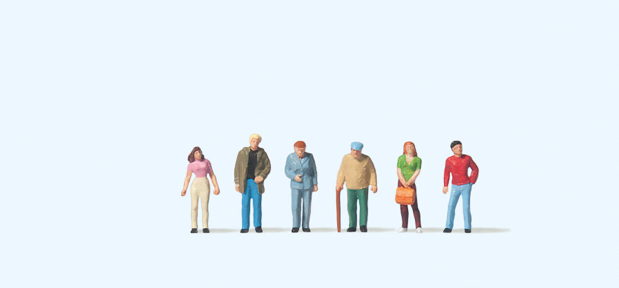 Preiser Passers By (6) Figure Set PR79019