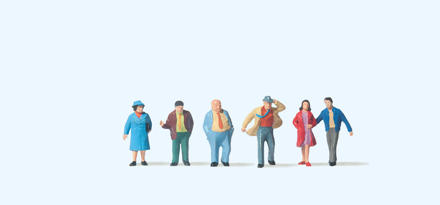 Preiser Passers By (6) Figure Set PR79021