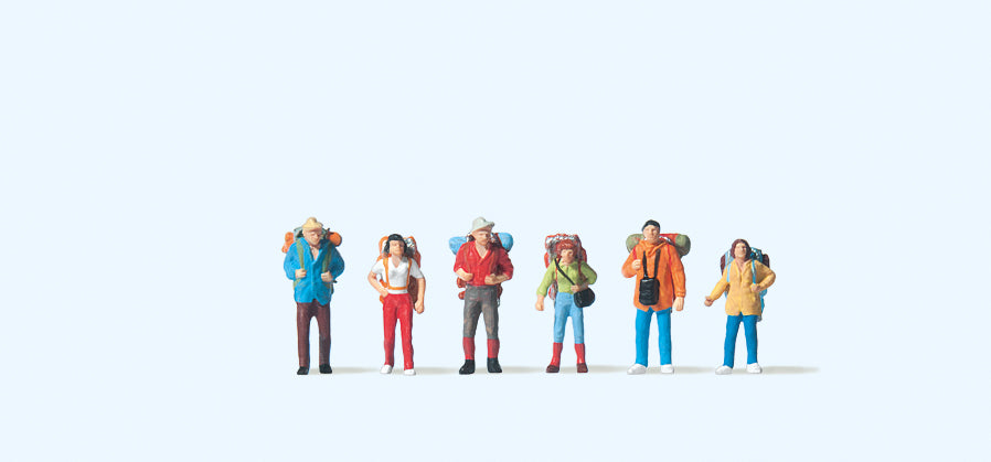 Preiser Young Travellers (6) Figure Set PR79027
