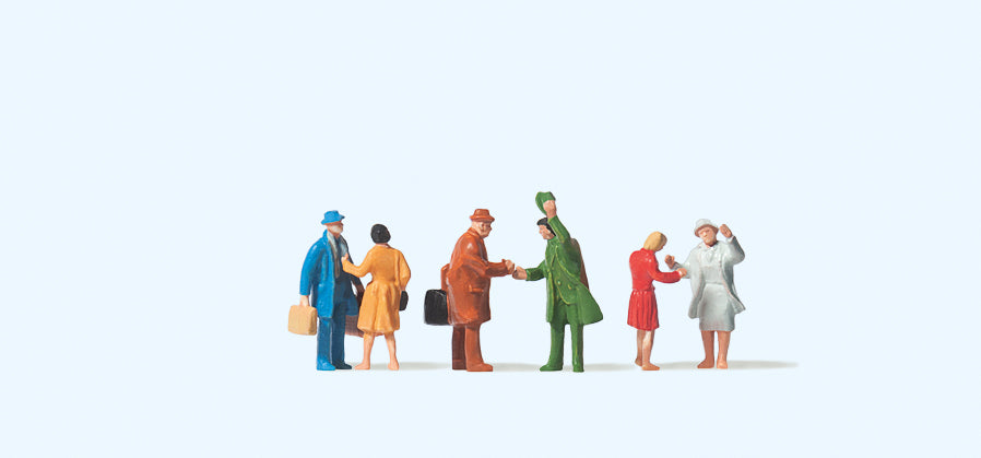 Preiser Arriving Passengers (6) Figure Set PR79028