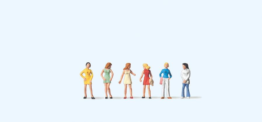 Preiser Teenage Girls (6) Figure Set PR79037