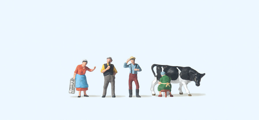 Preiser On the Farm (5) Figure Set PR79039