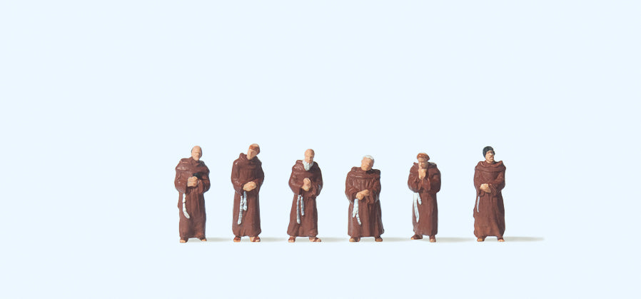 Preiser Franciscan Friars (6) Figure Set PR79045